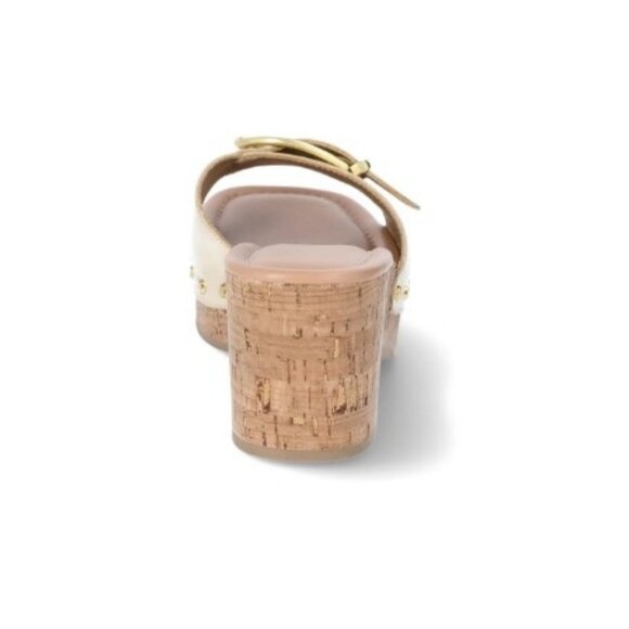 NEW 10 Women's Cork Platform Sandals - Picture 2 of 7